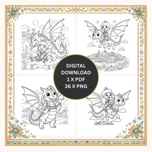 Marduk & Mushushu Malbuch für Kinder – Babylonische Mythologie | 36 Ausmalbilder aus der Welt des alten Babylon.