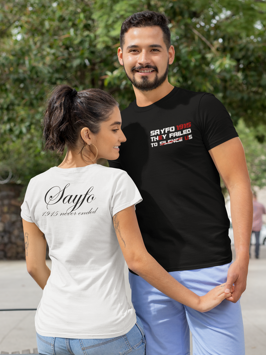 Sayfo Völkermord Gedenk T-Shirt | Suryoye Geschichte Erinnerung Shirt | Erbe der Suryoye Oberteil