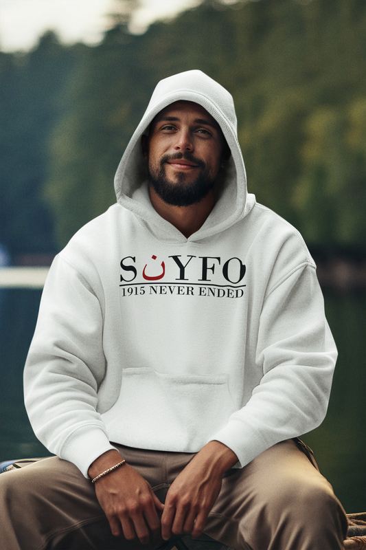 Suryoye Geschichte Völkermord Nun Symbol Hoodie | Suryoye Erbe Pullover