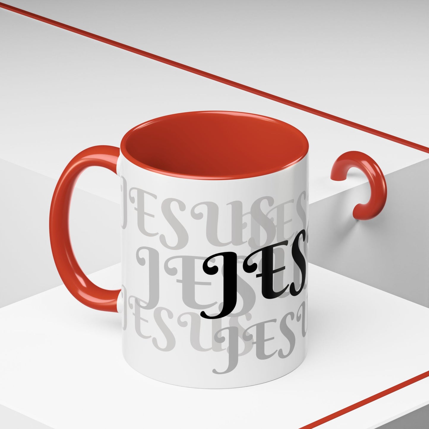 Jesus Kaffeetasse | Christliche Keramiktasse mit Schriftzug | 330ml / 440ml