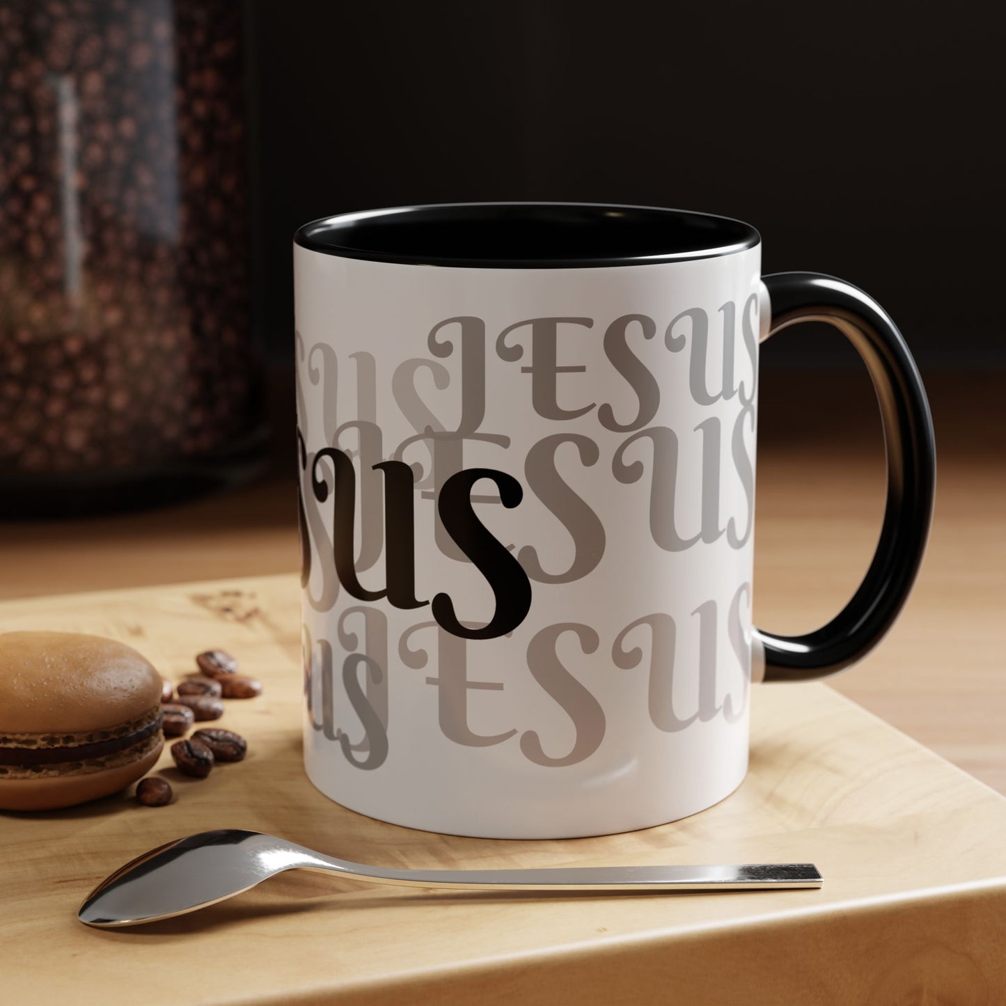 Jesus Kaffeetasse | Christliche Keramiktasse mit Schriftzug | 330ml / 440ml