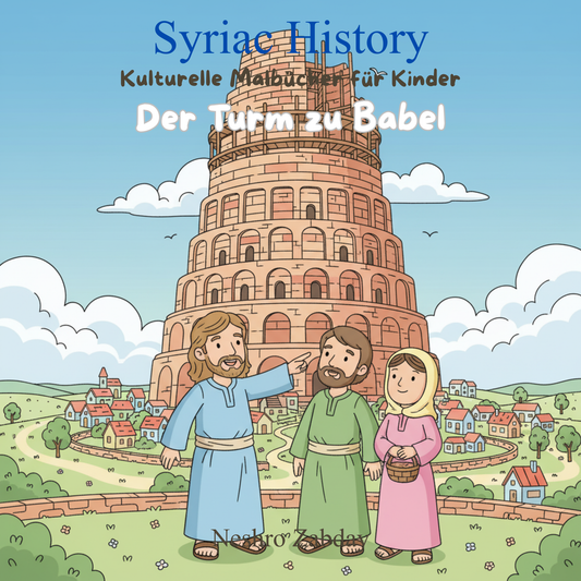 Turm zu Babel Malbuch für Kinder – Bibelgeschichte zum Ausmalen | 36 Ausmalbilder zur Geschichte vom Turm zu Babel.