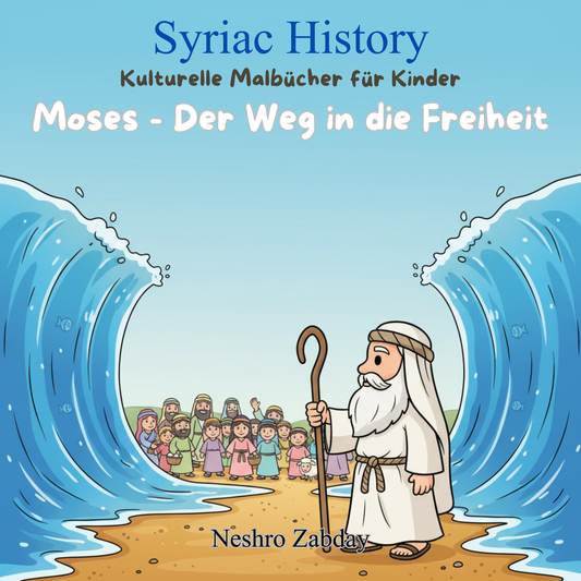 Moses Malbuch für Kinder – Der Weg in die Freiheit | Bibelgeschichte zum Ausmalen | Ausmalbuch mit 36 Motiven zur Geschichte von Moses, dem Auszug aus Ägypten und dem Weg ins gelobte Land | kreatives Lernen für Kinder.
