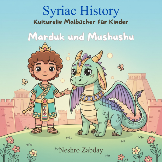Marduk & Mushushu Malbuch für Kinder – Babylonische Mythologie | 36 Ausmalbilder aus der Welt des alten Babylon.