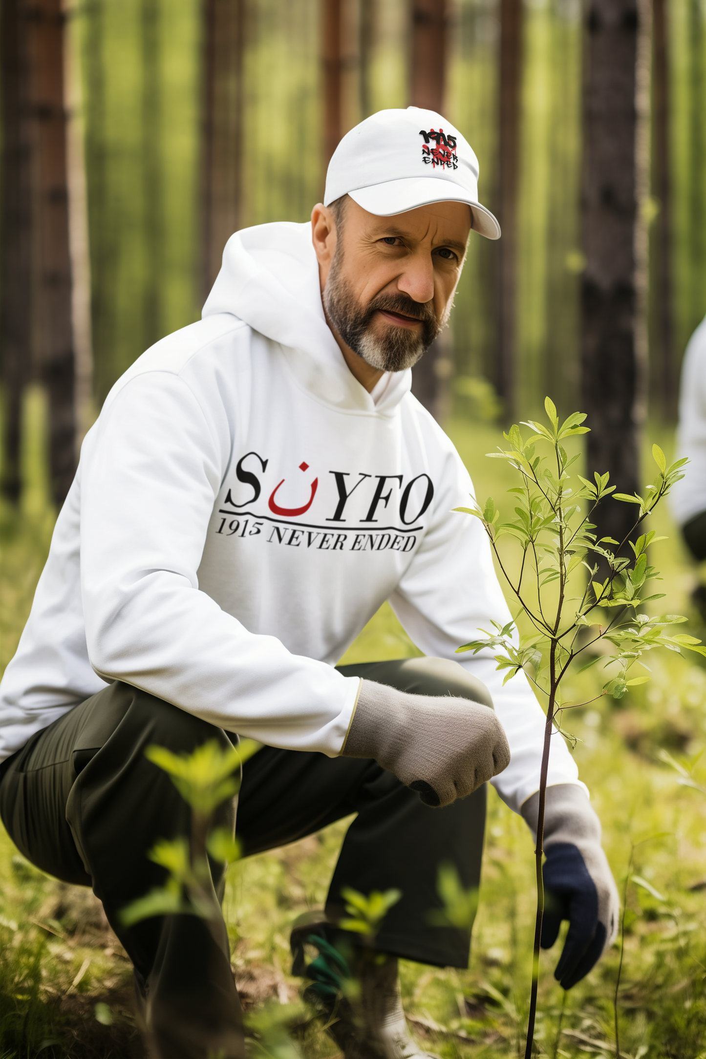 Suryoye Geschichte Völkermord Nun Symbol Hoodie | Suryoye Erbe Pullover