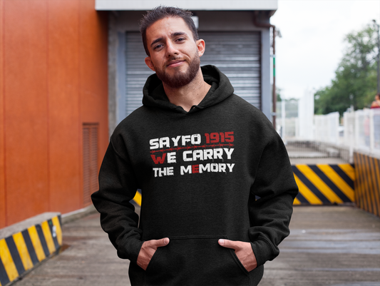 Sayfo 1915 Wir Tragen Die Erinnerung Hoodie | Suryoye Genozid | Suryoye Geschichte
